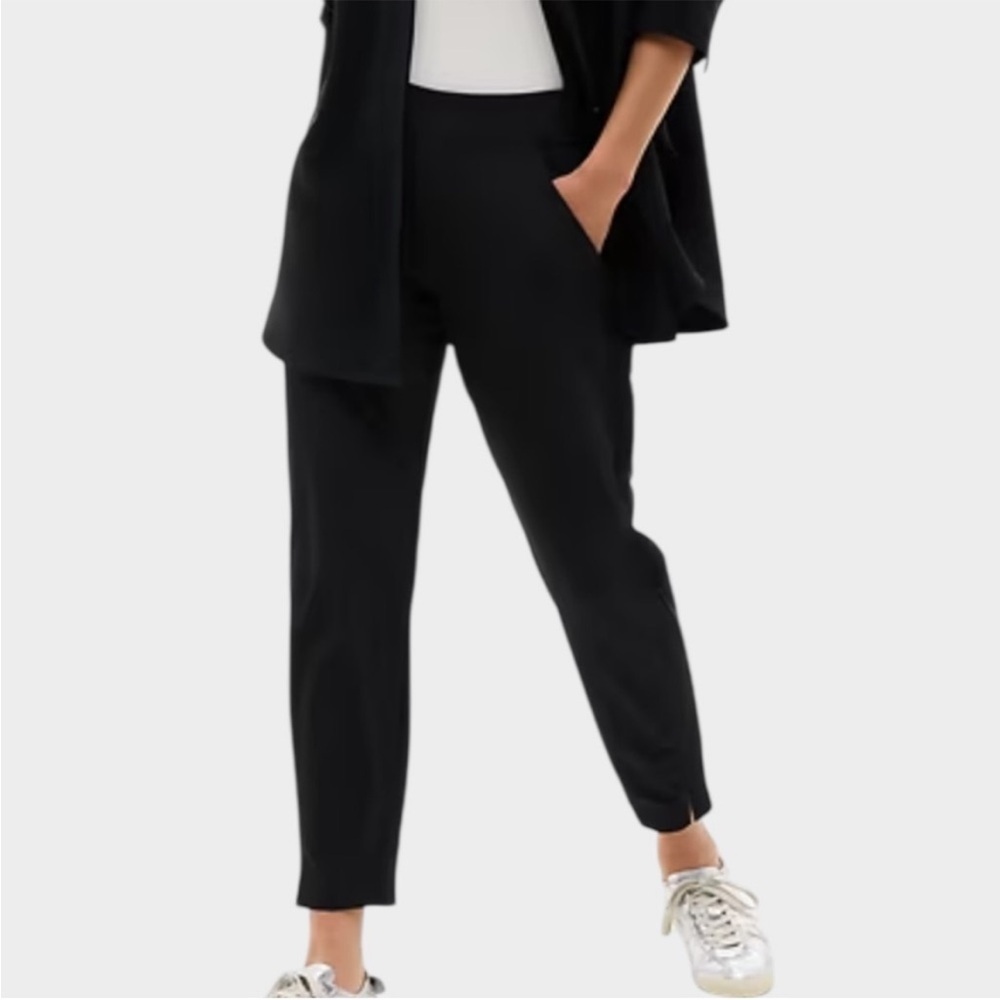 Athleta Brooklyn Mid Rise Ankle Pant in Black Plus Size 18 NWT - Picture 2 of 16